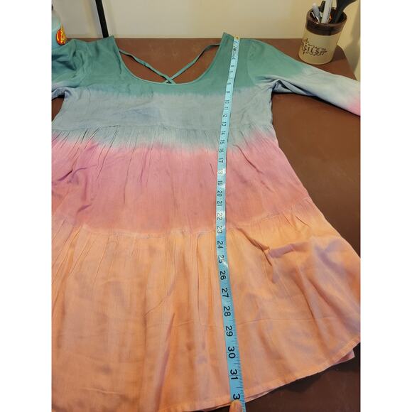 En Crème Multicolor Striped Long Sleeve Blouse Size Medium new with flaws - Picture 5 of 13